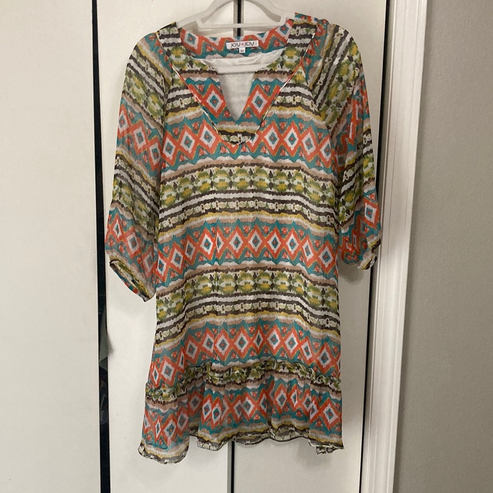 Joy Joy Festive Print Dress